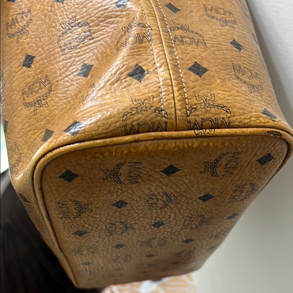 MCM Brown and Green Tote Bag - Picture 11 of 16